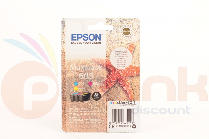 Epson 603XL Magenta (Etoile de mer), cartouche encre compatible  C13T03A34010 (4 ml / 350 pages)